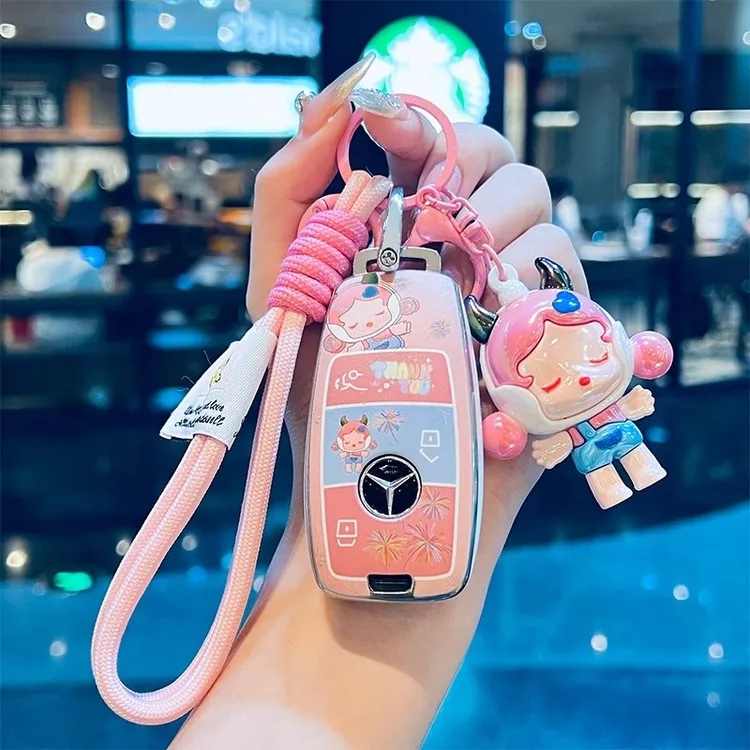 奔驰c260l钥匙套e300l车glc260扣c200l壳glb220保护gla200女a200l