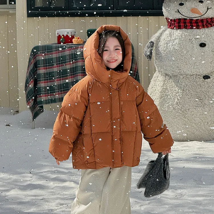 童装羽绒服2025冬季新款女童外套90白鸭绒加厚保暖男童洋气上衣