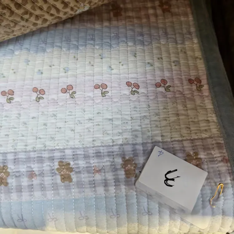 丹姐家-新品卡通满分棉+绒床盖三件套2.2*2.4