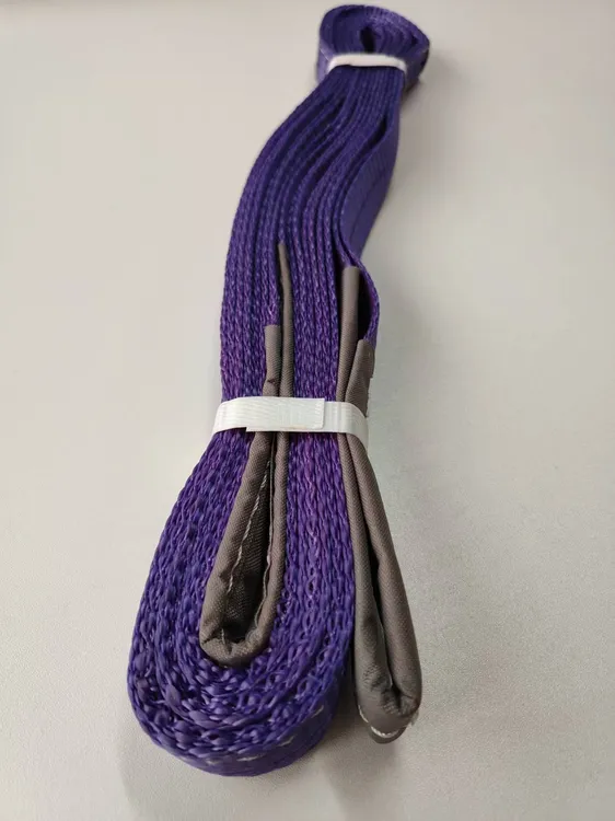 1吨位彩色扁平吊装带多层加厚用于吊车拖车起重作业