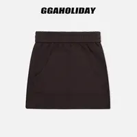 GGAHOLIDAY秋季时尚休闲百搭宽松潮流舒适简约女士A字短裙-154166