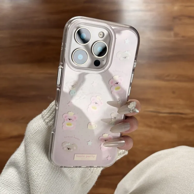 Lucky波点星星考拉适用iPhone1615大孔手机壳华为vivo小米oppo套