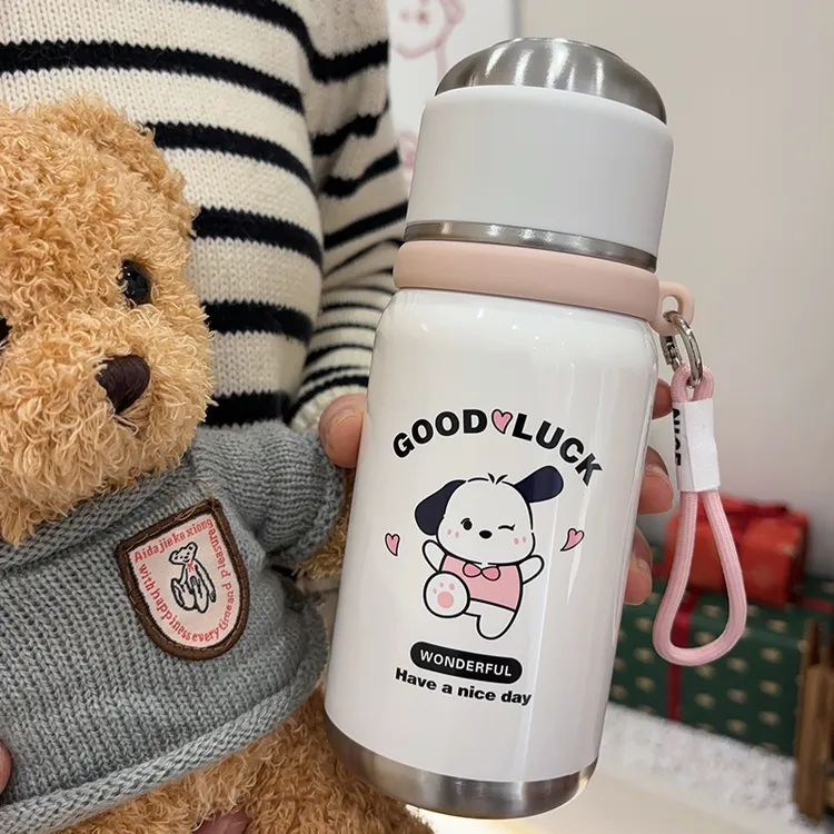 316不锈钢保温杯可爱家用大容量便携防摔户外高颜值学生喝水杯子