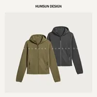 HUMSUN/禾木笙「暖炉2.0」升级姜暖绒保暖锁温拉链连帽外套 5D327