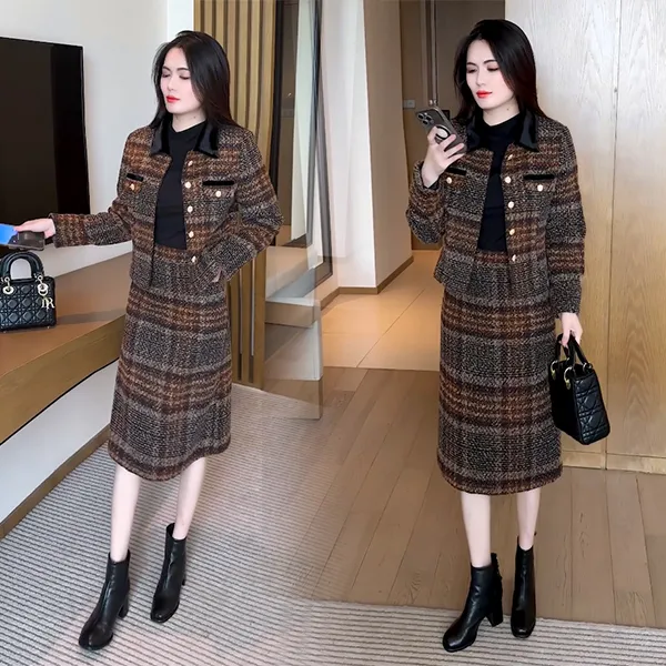 【季颜品牌】秋季新款休闲时尚穿搭洋气显瘦不挑人长袖套装132