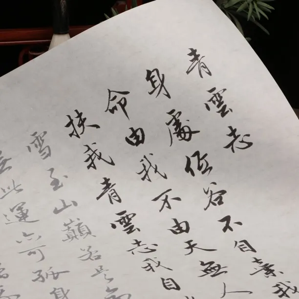 陈国召小楷行书青云志毛笔字帖描红宣纸初学者临摹书法入门