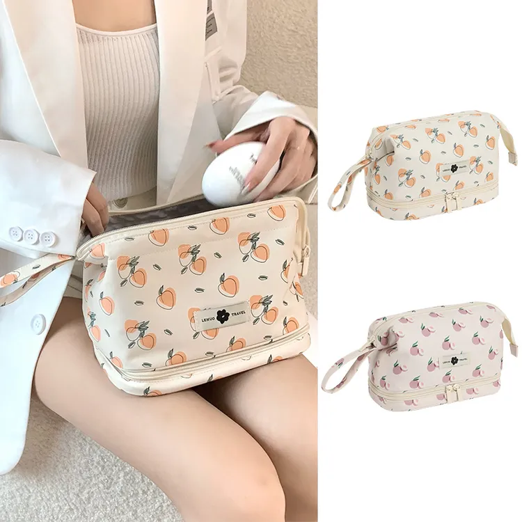 化妆包外出便携式女大容量2025新款高端洗漱化妆品收纳包出差旅行