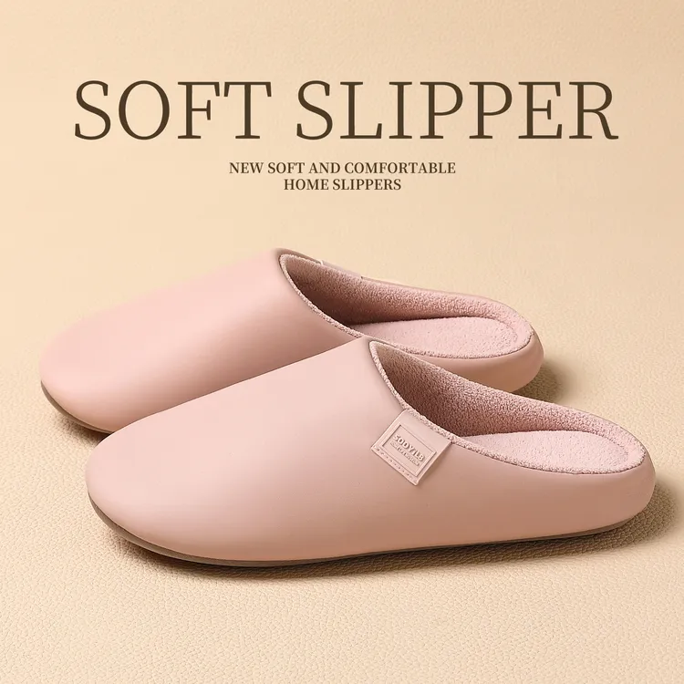 防风锁温拖鞋棉拖鞋软鞋耐磨鞋防滑拒绝寒风侵入秋冬双脚暖暖哒