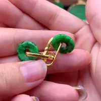 翡翠银S925镶嵌颈饰翡翠