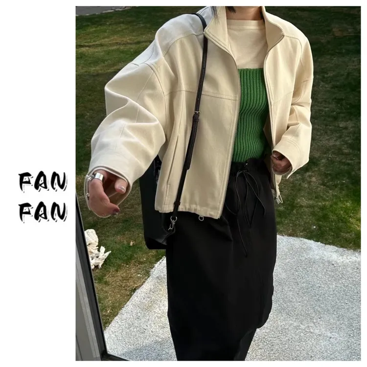 FANFAN 【简约款 风衣】立领通勤风外套