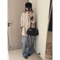 【立领腰带风衣】气质拼接袖风衣