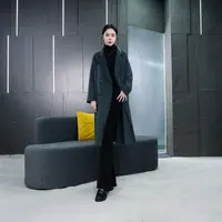 Falaibang/法莱邦BKW001 皮蛋青羊毛大衣