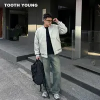 TOOTH YOUNG【玩家俱乐部】90%白鸭绒球领男冬季宽松外套