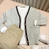 针织开衫/儿童中大童针织开衫儿童开衫 休闲百搭
