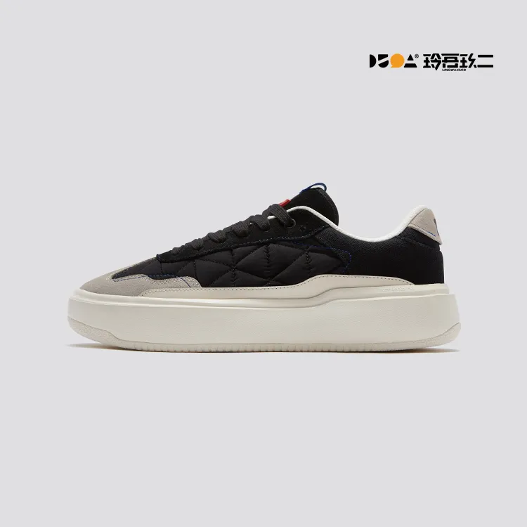 玲吾玖二 运动休闲鞋男女复古板鞋增高厚底百搭德训鞋T头鞋情侣款