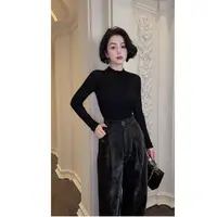 LYXJ【柏林来信】秋冬时尚小众设计极简风针织衫上衣12835