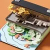 千里轻羽纸雕3D立体便签纸创意便利贴古风手撕建筑纸雕艺术品礼物