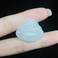 【小北好物】翡翠佛公吊坠约21*24mm带绳【多样性发一件】2QH19X373