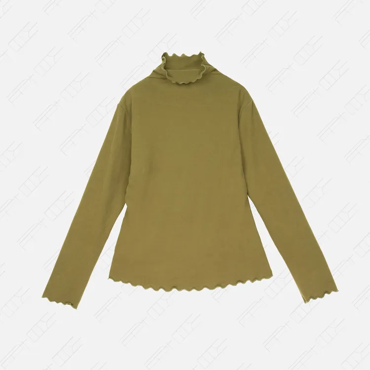 自在与麻|冬季显瘦秋冬内搭白色德绒打底衫女款上衣半高领长袖