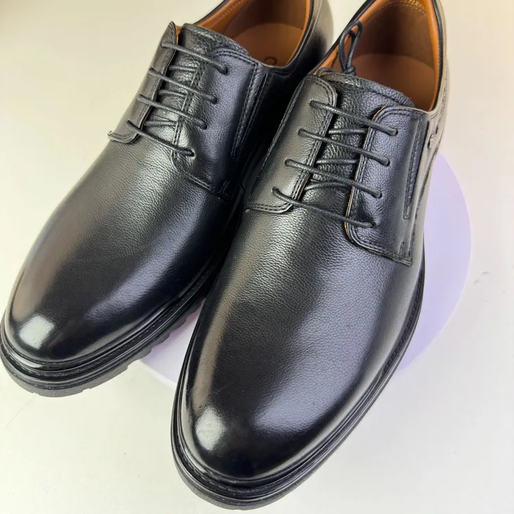 【真皮牛皮】CASIITO/卡斯途四季透气吸汗商务正装男士皮鞋婚鞋