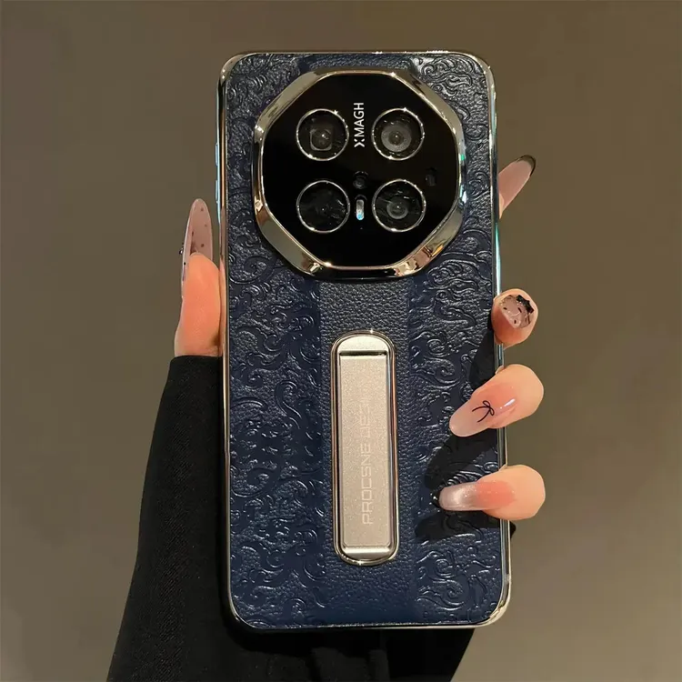 适用华为mate70RS非凡大师高端祥云纹支架壳手机壳mate60pro硬壳