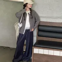  【Maila童装】女童韩系蕾丝花边毛衣针织衫洋气春秋毛衣开衫外套