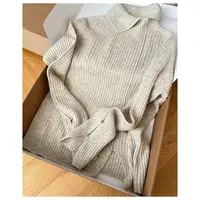 高货~羊毛+牦牛绒~胸100-160长61长袖针织上衣 2477