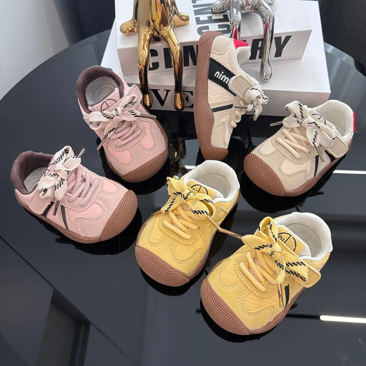 休闲运动鞋童鞋春秋1-3岁婴幼儿学步鞋休闲风透气魔术贴鞋子防滑