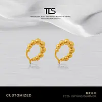 925银耳饰 TT【小金珠】S925轻奢首饰小金珠圆圈极简百搭耳环P5032