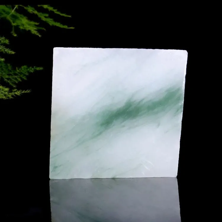 定制天然天山翠轮胎金丝玉石英质玉颜色纹路不同多样性拍一发一