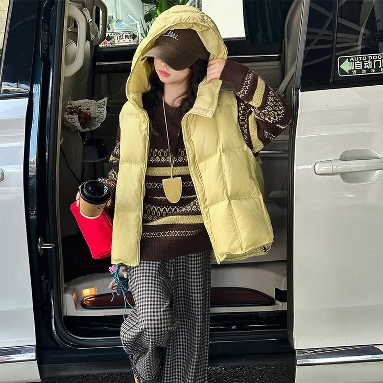 女童马甲套装秋冬款2025新款洋气时髦中大童女休闲宽松毛衣阔腿裤