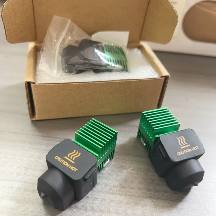 【加硬加厚】绿色定制A1系列打印机热端0.4喷嘴 硬化钢升级版可拆卸