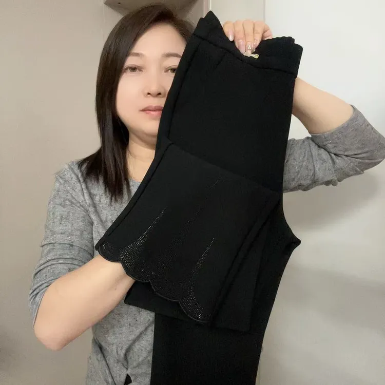 秋冬季新款高腰微喇裤（裤长约2尺85）