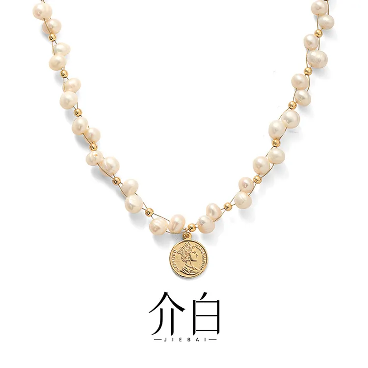 巴洛克珍珠项链 法式女复古宫廷风复古女王百搭小众轻奢气质