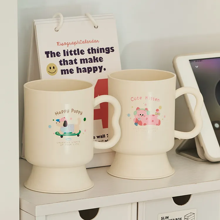 高颜值漱口杯家用可爱卡通刷牙杯洗漱杯子情侣牙刷牙具牙缸杯创意