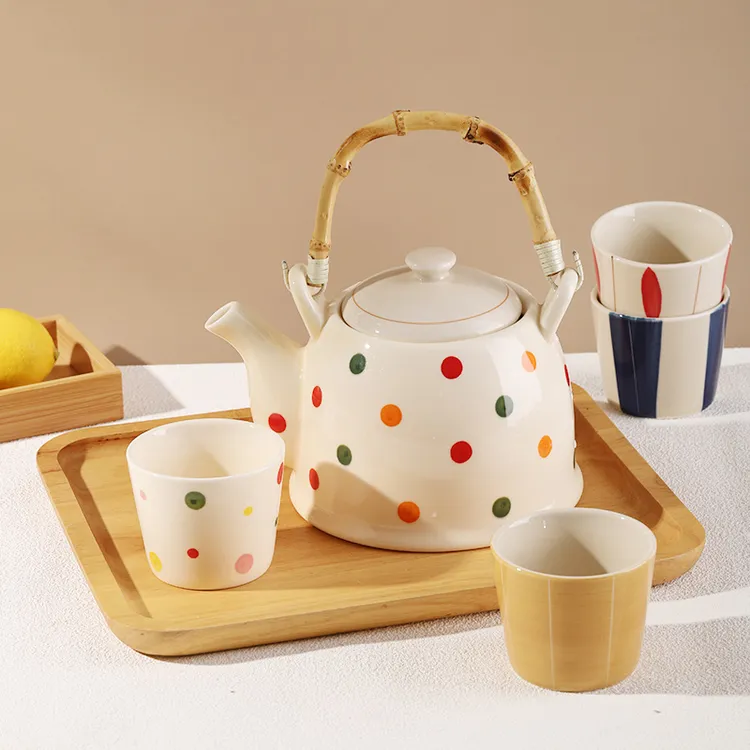 复古日式陶瓷茶壶泡茶家用茶具泡茶壶2025新款女士一人用小喝茶壶