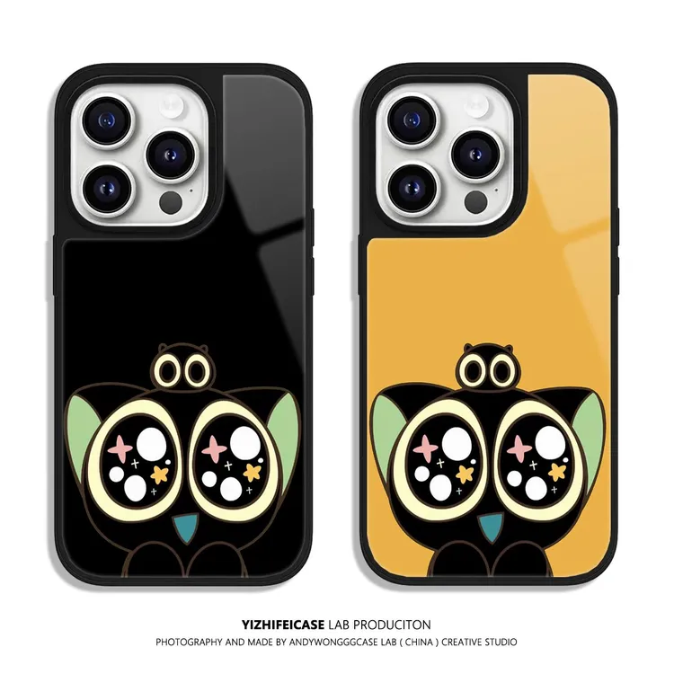 适用罗小黑战记高级感保护套个性iPhone16promax苹果15pro手机壳