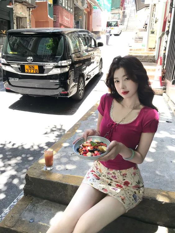 EIA一尧【野玫甜酒】夏日气质明媚显白假两件短袖上衣显瘦纯欲t恤女