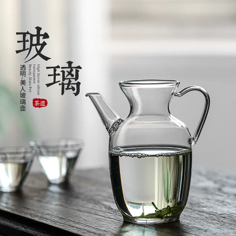 十载爱棠仿宋玻璃壶宋壶泡绿茶专用茶具小茶壶执壶家用泡茶壶茶杯商品图
