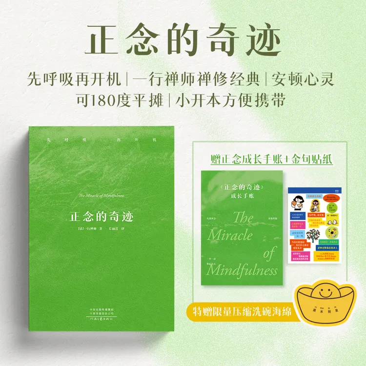 【限量贴纸+压缩海绵赠品版】正念的奇迹（平装版）