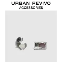 URBAN REVIVO2025秋季新款女不规则设计感戒指首饰UAYA50339
