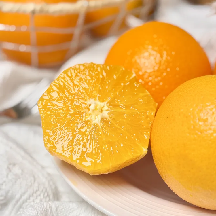 澳洲甜橙橙味浓郁香甜多汁果肉细腻无筋无丝无籽4.5斤净重