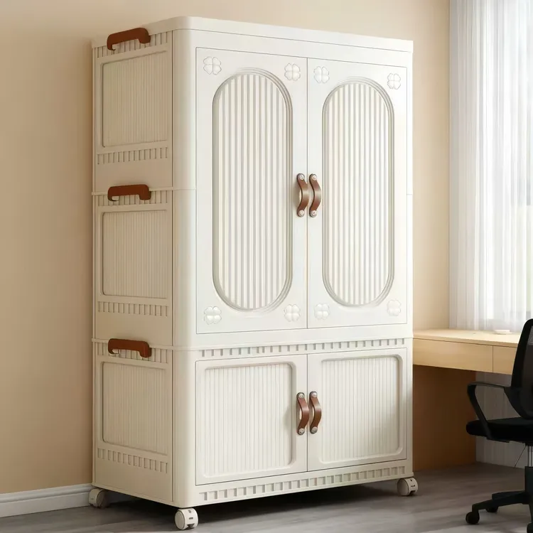衣柜卧室家用家居整理收纳用品出租房必备神器收纳柜储物柜多层