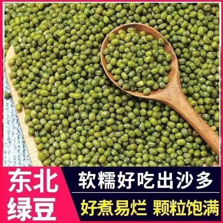 乡村东北绿豆大绿豆优质农家笨绿豆发豆芽豆沙熬汤煲粥杂粮豆浆