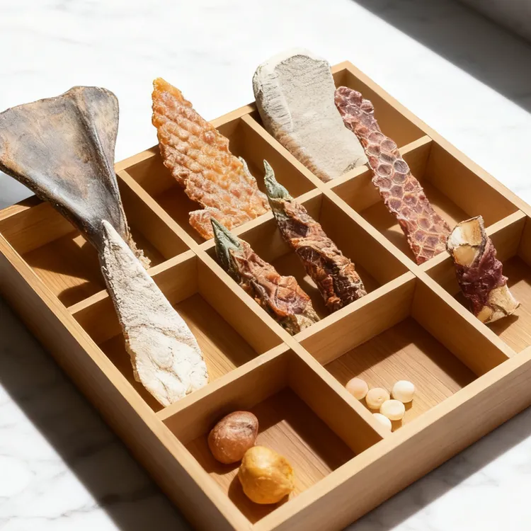 混合口味零食猫猫狗狗原切烘干冻干牛皮磨牙棒三文鱼小中大型犬