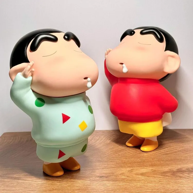 敬礼蜡笔小新AD奶瓶小新手办偷喝AD钙奶经典版摆件家居小物件客厅