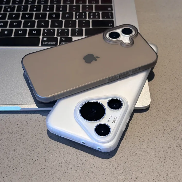 雅天立高级简约磨砂大孔适用iPhone16手机壳华为vivo小米15oppo套