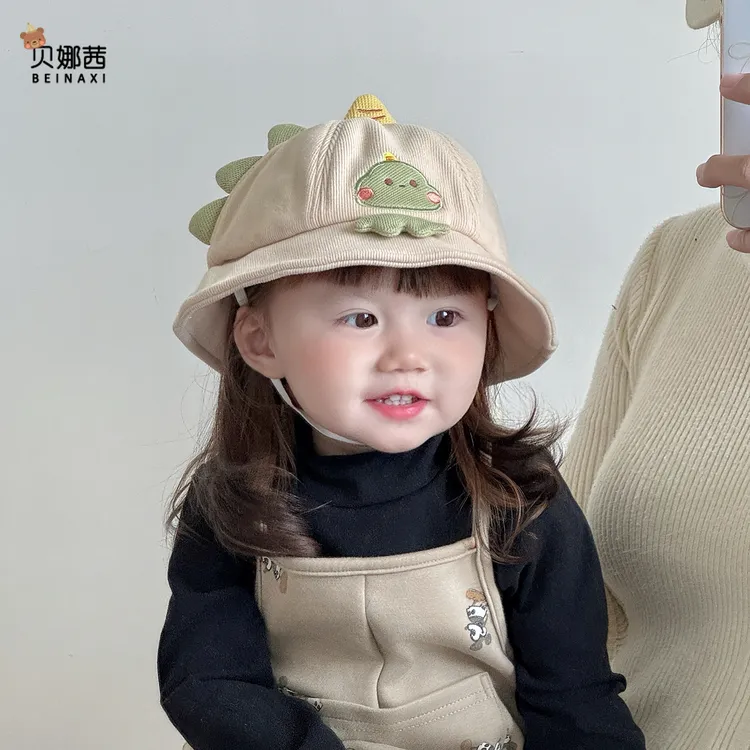Beinaqian/贝娜茜儿童帽子春秋季薄款宝宝女可爱遮阳帽男童渔夫帽