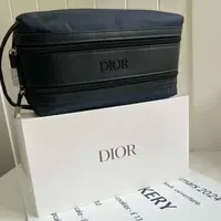 全新未使用 DIOR/迪奥 旷野 双拉链 手拿包 洗漱包/盒