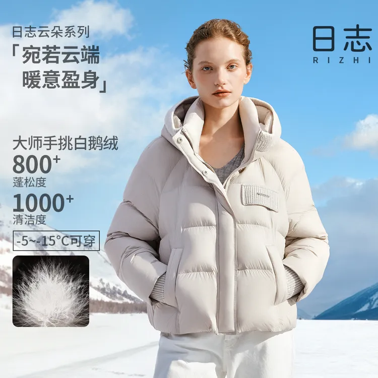 日志【云朵系列】抱抱熊泡芙无胆简约时尚款羽绒服AD54Y606